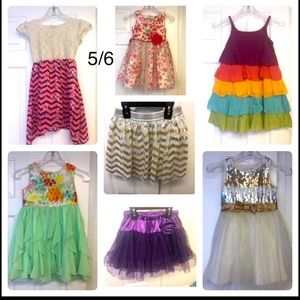 Girls clothes size 5/6